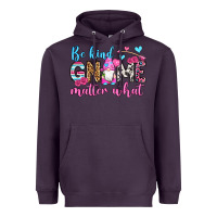Plum be kind gnome matter what Heavyweight Hoodie - OliviaCreatesArt