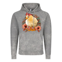 Cloud Rock Chick With Flowers Feopard Vintage Hoodie - Jasminsmagicworld