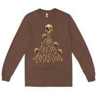 Chestnut Happy Consumption Day Long Sleeve Tee - RanaPortraitStore
