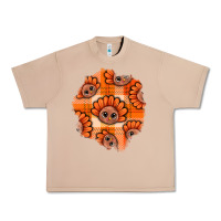 Burro Thanksgiving Turkey With Tartan Patch Urban Heavy Tee - BundleAndBundleShop