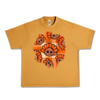 Peanut Butter Thanksgiving Turkey With Tartan Patch Urban Heavy Tee - BundleAndBundleShop