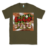 Army Green Baseball Dad Tumbler Classic Tee - BundleAndBundleShop