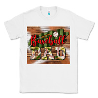 White Baseball Dad Tumbler Classic Tee - BundleAndBundleShop