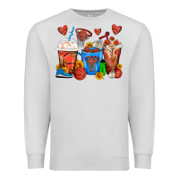 Dove Grey Basketball Coffee Cups Premium Sweatshirt - FaDigitalArtStudio