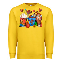 Lemon Basketball Coffee Cups Premium Sweatshirt - FaDigitalArtStudio