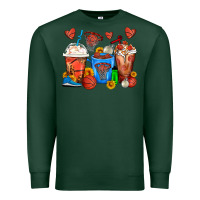 Sports Green Basketball Coffee Cups Premium Sweatshirt - FaDigitalArtStudio