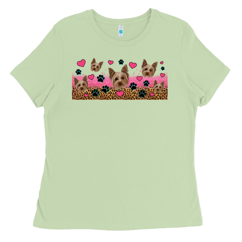 Yorkie Dogs Ladies Tee by Jasminsmagicworld | Teevron