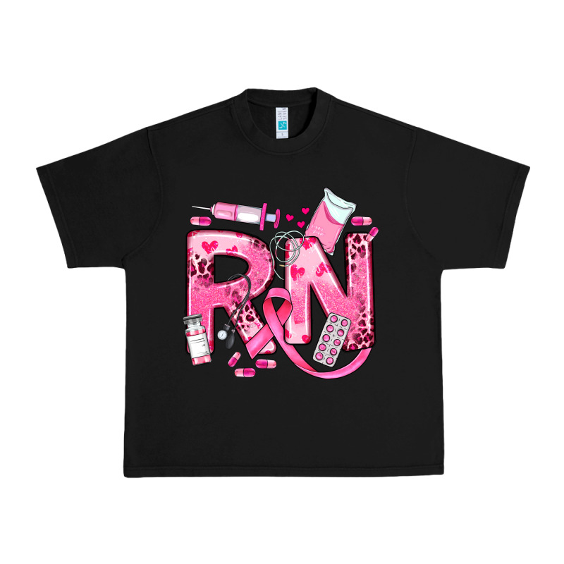 Breast Cancer Rn Registered Nurse Urban Heavy Tee by JahusDesignShop | Teevron