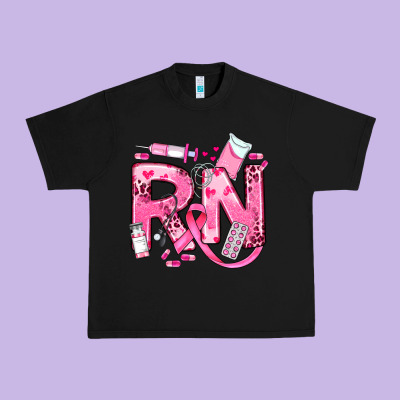 Breast Cancer Rn Registered Nurse Urban Heavy Tee Designed By Jahusdesignshop