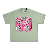 Oil Green breast cancer rn registered nurse Urban Heavy Tee - JahusDesignShop