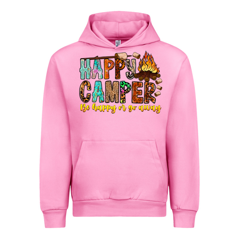 Happy Camper Be Happy Or Go Away Urban Hoodie by CowhideDigitalArt | Teevron
