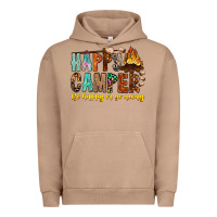 Pigment Burro Happy Camper Be Happy Or Go Away Urban Hoodie - CowhideDigitalArt