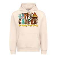 Sandshell Happy Camper Be Happy Or Go Away Urban Hoodie - CowhideDigitalArt
