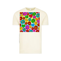 Vintage Arctic Pride lgbtq flowers and hearts seamless pattern Vintage Tee - BundleAndBundleShop