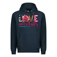 Navy love never fails Premium Hoodie - OliviaCreatesArt
