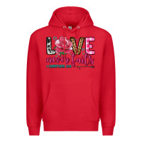 Red love never fails Premium Hoodie - OliviaCreatesArt