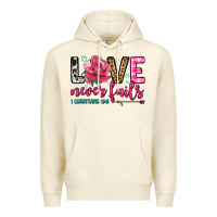 Sandshell love never fails Premium Hoodie - OliviaCreatesArt