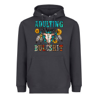 Smoke adulting is some bullshit Heavyweight Hoodie - OliviaCreatesArt