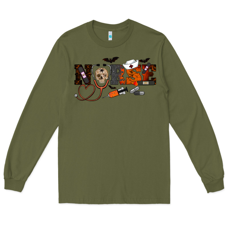 Halloween Nurse Long Sleeve Tee by RanaPortraitStore | Teevron