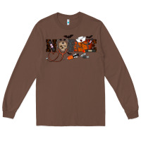 Chestnut Halloween Nurse Long Sleeve Tee - RanaPortraitStore