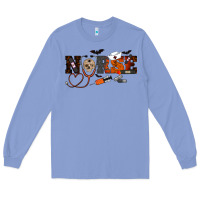 Colony Blue Halloween Nurse Long Sleeve Tee - RanaPortraitStore