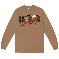 Toasted Coconut Halloween Nurse Long Sleeve Tee - RanaPortraitStore