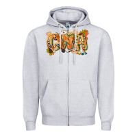 Heather Grey fall cna Zipper Hoodie - CowGirlArtShop