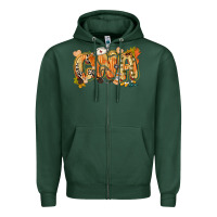 Sports Green fall cna Zipper Hoodie - CowGirlArtShop