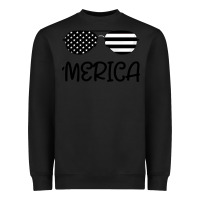Black Merica Heavyweight Sweatshirt - Bettercallsaul
