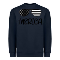 Navy Merica Heavyweight Sweatshirt - Bettercallsaul