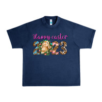 Navy Happy Easter 2023 Urban Heavy Tee - BundleAndBundleShop
