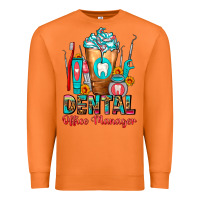 Carrot Dental Office Manager cold drink frappe Premium Sweatshirt - FaDigitalArtStudio