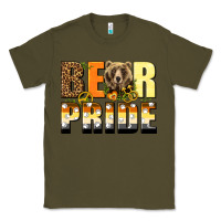 Army Green Western Bear Pride LGBTQ+ Classic Tee - BundleAndBundleShop