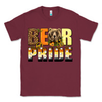 Burgundy Western Bear Pride LGBTQ+ Classic Tee - BundleAndBundleShop