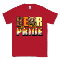 Red Western Bear Pride LGBTQ+ Classic Tee - BundleAndBundleShop