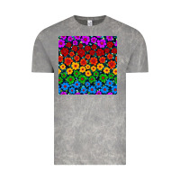 Pride Lgbtq Flowers Seamless Pattern Vintage Tee | Teevron