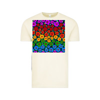 Vintage Arctic Pride lgbtq flowers seamless pattern Vintage Tee - BundleAndBundleShop