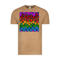 Vintage Camel Pride lgbtq flowers seamless pattern Vintage Tee - BundleAndBundleShop