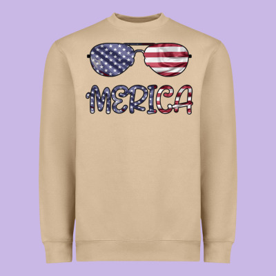 Merica Heavyweight Sweatshirt Designed By Bettercallsaul