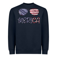 Navy Merica Heavyweight Sweatshirt - Bettercallsaul
