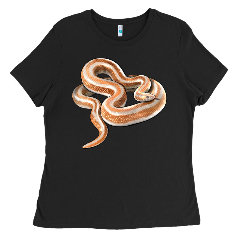 Rosy Boa Snake Illustrations Ladies Tee by LillyAllenDesigns | Teevron