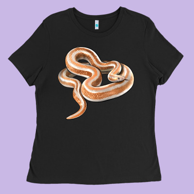 Rosy Boa Snake Illustrations Ladies Tee Designed By Lillyallendesigns