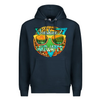 Navy sunshine & lakewater Premium Hoodie - JahusDesignShop