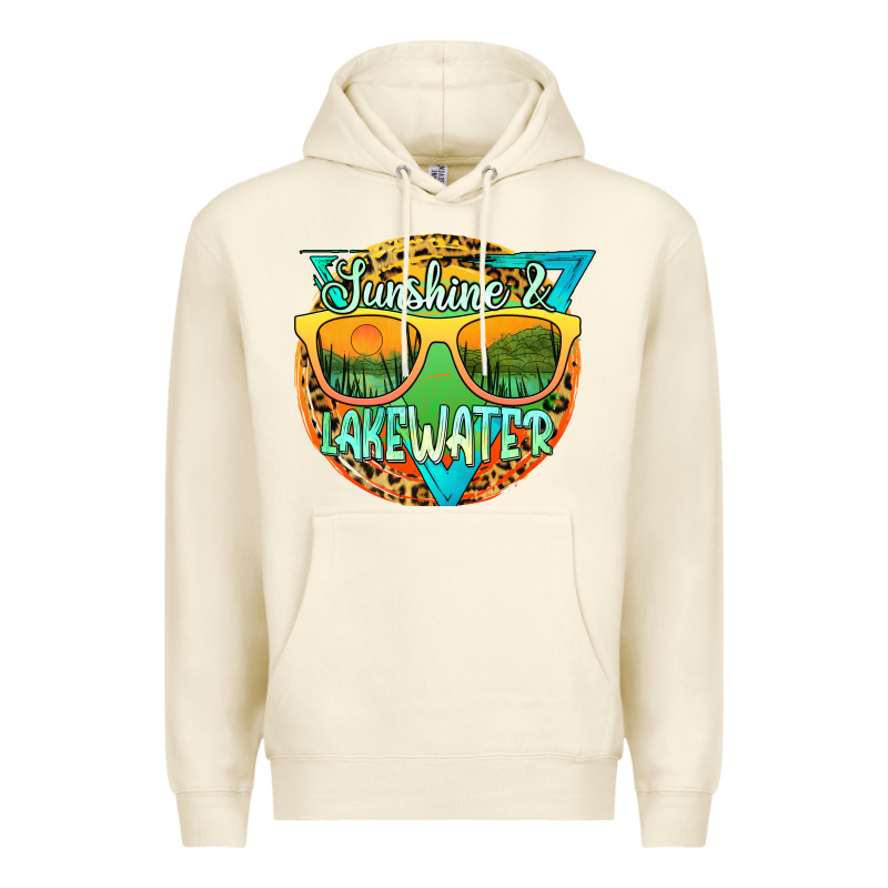 Sunshine & Lakewater Premium Hoodie by JahusDesignShop | Teevron