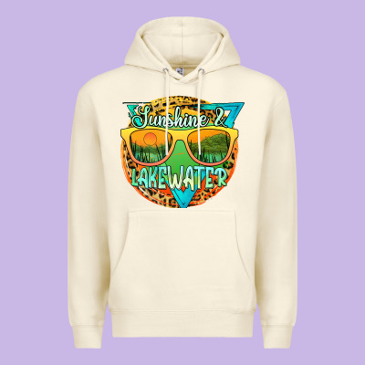 Sunshine & Lakewater Premium Hoodie Designed By Jahusdesignshop
