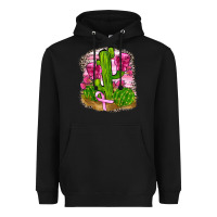 Black breast cancer cactus Heavyweight Hoodie - FaDigitalArtStudio