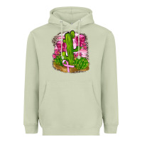 Matcha breast cancer cactus Heavyweight Hoodie - FaDigitalArtStudio