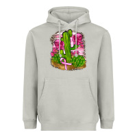 Moon Dust breast cancer cactus Heavyweight Hoodie - FaDigitalArtStudio