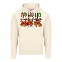 Vintage Artic Ho ho ho Reindeer Vintage Hoodie - NancyCooperArtShop