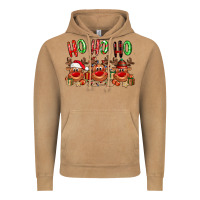 Ho Ho Ho Reindeer Vintage Hoodie | Teevron
